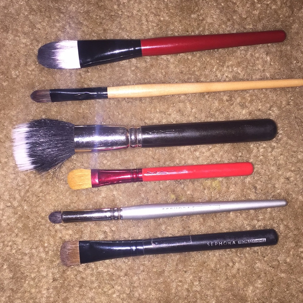 MAC AND SEPHORA MAKEUP BRUSHES